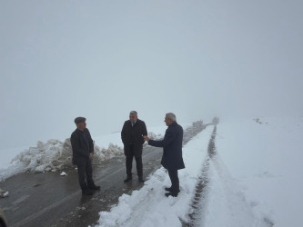 Güclü və aramsız yağıntıların fəsadlarının aradan qaldırılması, sakinlərin sosial vəziyyətinin diqqətdə saxlanılması üçün zəruri addımlar atılır.