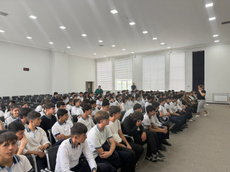 "Gələcəyini qoru, Narkotikə Yox De" adlı maarifləndirici silsilə tədbirlər keçirilmişdir.