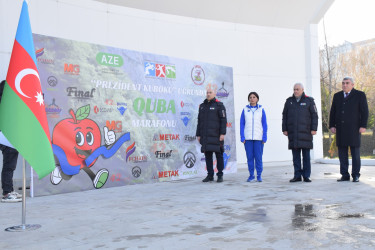 Quba şəhərində “Prezident kuboku” uğrunda marafon qaçışı keçirilib.