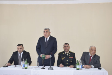Quba Rayon İcra Hakimiyyətinin başçısı İlqar Mahmudov tərəfindən Ərməki kəndində növbəti səyyar vətəndaş qəbulu keçirilib.