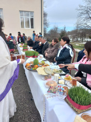 Rustov  kəndində od çərşənbəsi ilə bağlı bayram tədbiri keçirilmişdir.
