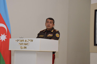Quba şəhərində yanğınlara qarşı qabaqlayıcı tədbirlərin səmərəliliyinin artırılması məqsədilə regional müşavirə keçirilib.
