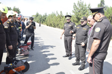 Qubada mülki müdafiə üzrə xəbərdarlıq və toplanış məşqi keçirilib.
