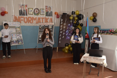 Hikmət Hüseynov adına 4 nömrəli humanitar fənlər təmayüllü məktəb-liseydə “Rəqəmsal Dünya” adlı tədbiri keçirilmişdir.