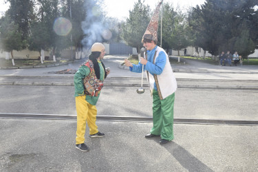 Quba şəhər Ümumi təyinatlı internat tipli ümumtəhsil məktəbində Od çərşənbəsi münasibətilə bayram tədbiri keçirilmişdir.