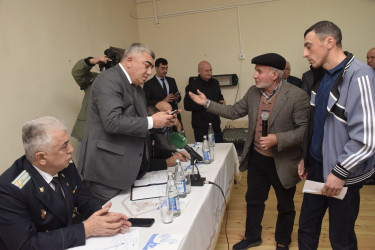 Səbətlər kəndində növbəti səyyar vətəndaş qəbulu keçirilib.