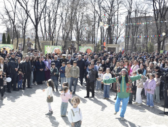 Novruz bayramı münasibətilə Quba şəhərində möhtəşəm ümumrayon tədbiri keçirilib.