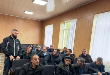 Cəzaçəkmə müəssisələrindən azad edilmiş şəxslərin işlə təmini ilə bağlı maarifləndirmə tədbirlərinin həyata keçirilməsi ilə bağlı tədbir keçirildi.