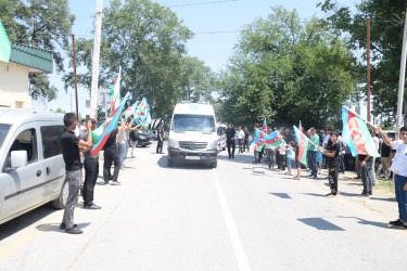 Birinci Qarabağ müharibəsində itkin düşmüş şəhid İdris Baxışovun dəfn mərasimi olub.