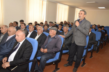 Xınalıq kəndində vətəndaşların səyyar qəbulu keçirilib.