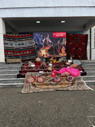 Rustov  kəndində od çərşənbəsi ilə bağlı bayram tədbiri keçirilmişdir.