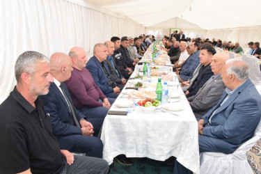 Şəhid Elşən Ərzumanovun üç mərasimi təşkil olunub.