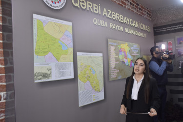 Qubada Qərbi Azərbaycan İcmasının rayon üzrə nümayəndəliyinin yeni ofisinin açılış mərasimi olub.
