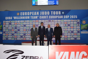 Quba şəhərində “Quba Millennium Team Cadet European Cup” yeniyetmələr arasında Avropa kubokunun açılış mərasimi keçirilib.