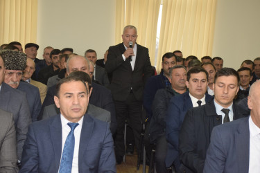 Hacıqaib kəndində və  Rayon İcra Hakimiyyətinin inzibati binasında vətəndaş qəbulları  keçirilmişdir.