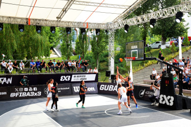 3x3 basketbol üzrə qadınlar arasında Beynəlxalq "3X3 W Series" turnirinin Quba mərhələsinə yekun vurulub.