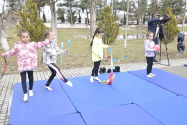 Quba şəhərində 5 mart - Bədən Tərbiyəsi və İdman gününə həsr olunmuş tədbir keçirilib.