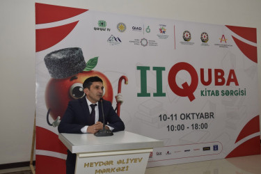Quba rayon Heydər Əliyev Mərkəzində II Quba Kitab Sərgisinin açılış mərasimi keçirilib.