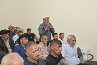 Qonaqkənd qəsəbəsində səyyar vətəndaş qəbulu keçirilib.