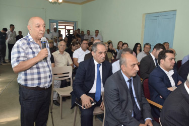 Barlı qəsəbəsində səyyar vətəndaş qəbulu keçirildi.