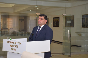 Qubada “Qərbi Azərbaycan İrsi” kitabının I cildinin təqdimat mərasimi keçirilib.