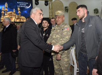 Qubada Ramazan ayı münasibətilə iftar mərasimi təşkil olunub.