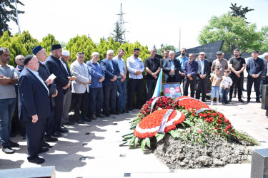 Şəhid Elşən Ərzumanovun üç mərasimi təşkil olunub.