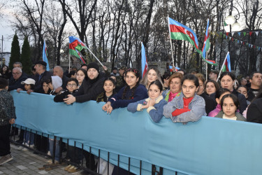 Qubada Şanlı Zəfərin beşinci ildönümü münasibətilə möhtəşəm bayram konserti keçirilib.