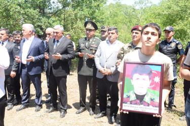 Birinci Qarabağ müharibəsində itkin düşmüş şəhid İdris Baxışovun dəfn mərasimi olub.