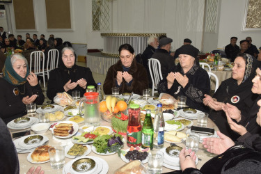 Qubada Ramazan ayı münasibətilə iftar mərasimi təşkil olunub.