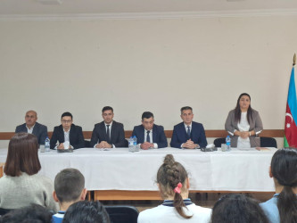"Uşaqlar arasında sağlam həyat tərzinin təbliği" mövzusunda tədbir keçirilmişdir.