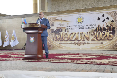 ADPU-nun Quba filialında 31-ci məzun buraxılışı münasibətilə təntənəli mərasim keçirilib.