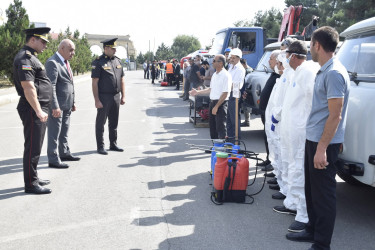 Qubada mülki müdafiə üzrə xəbərdarlıq və toplanış məşqi keçirilib.