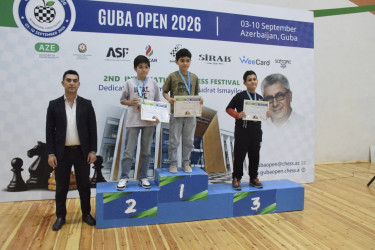 “Quba Open 2026” II Beynəlxalq Şahmat Festivalına yekun vurulub.
