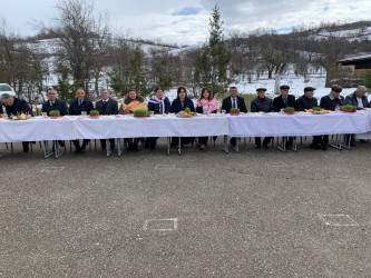 Rustov  kəndində od çərşənbəsi ilə bağlı bayram tədbiri keçirilmişdir.