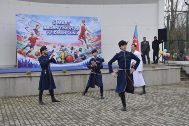 Quba şəhərində 5 mart - Bədən Tərbiyəsi və İdman gününə həsr olunmuş tədbir keçirilib.
