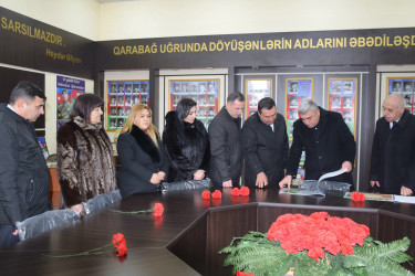 20 Yanvar faciəsinin otuz beşinci ildönümü ilə əlaqədar Quba rayonunda şəhidlərin xatirəsi anılıb.