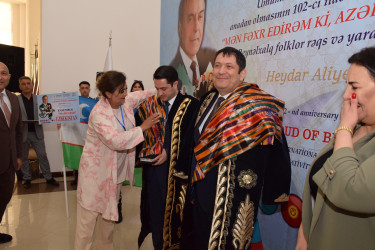 Ümummilli Lideri Heydər Əliyevin anadan olmasının 102-ci ildönümü münasibətilə “Mən fəxr edirəm ki, Azərbaycanlıyam” adlı II Beynəlxalq rəqs və yaradıcılıq festivalı keçirilmişdir.