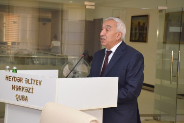 Qubada “Qərbi Azərbaycan İrsi” kitabının I cildinin təqdimat mərasimi keçirilib.