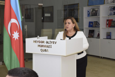 Qubada “Ümummilli Lider Heydər Əliyev müstəqil Azərbaycan Konstitusiyasının müəllifidir” mövzusunda dəyirmi masa keçirilib.