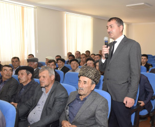 Xınalıq kəndində vətəndaşların səyyar qəbulu keçirilib.