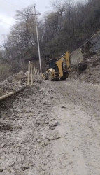 Quba rayonunda yağan güclü və aramsız yağışlar nəticəsində yaranmış sel sularının yaratdığı fəsadlar yerindəcə araşdırılır və aradan qaldırılır.