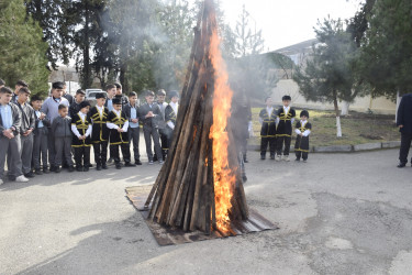 Quba şəhər Ümumi təyinatlı internat tipli ümumtəhsil məktəbində Od çərşənbəsi münasibətilə bayram tədbiri keçirilmişdir.