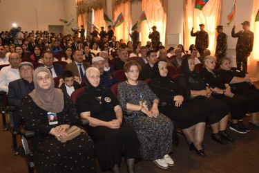 Qubada 20 Sentyabr - Dövlət Suverenliyi Günü münasibətilə tədbir keçirilib.