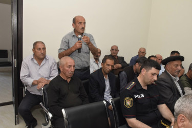 Qonaqkənd qəsəbəsində səyyar vətəndaş qəbulu keçirilib.