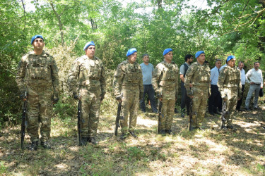 Birinci Qarabağ müharibəsində itkin düşmüş şəhid İdris Baxışovun dəfn mərasimi olub.