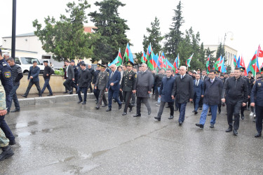 Birinci Qarabağ müharibəsində itkin düşmüş şəhid Elşən Ərzumanovun dəfn mərasimi olub.