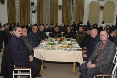 Qubada Ramazan ayı münasibətilə iftar mərasimi təşkil olunub.