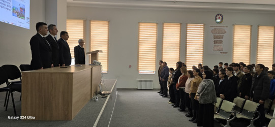 Qubada “Azərbaycançılıq ideologiyasının əhəmiyyəti: birlik və vəhdət körpüsü” mövzusunda tədbir keçirilib.