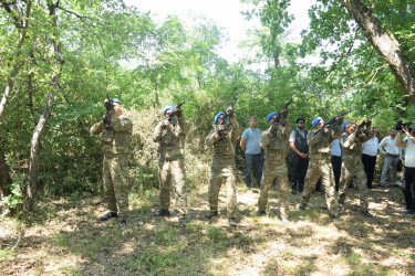 Birinci Qarabağ müharibəsində itkin düşmüş şəhid İdris Baxışovun dəfn mərasimi olub.